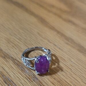 3 Items For $15 Purple Gemstone Ring